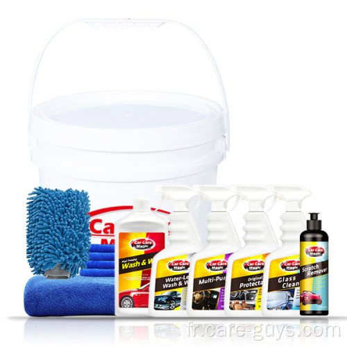 Kit de lavage détaillant la voiture premium kit de voitures